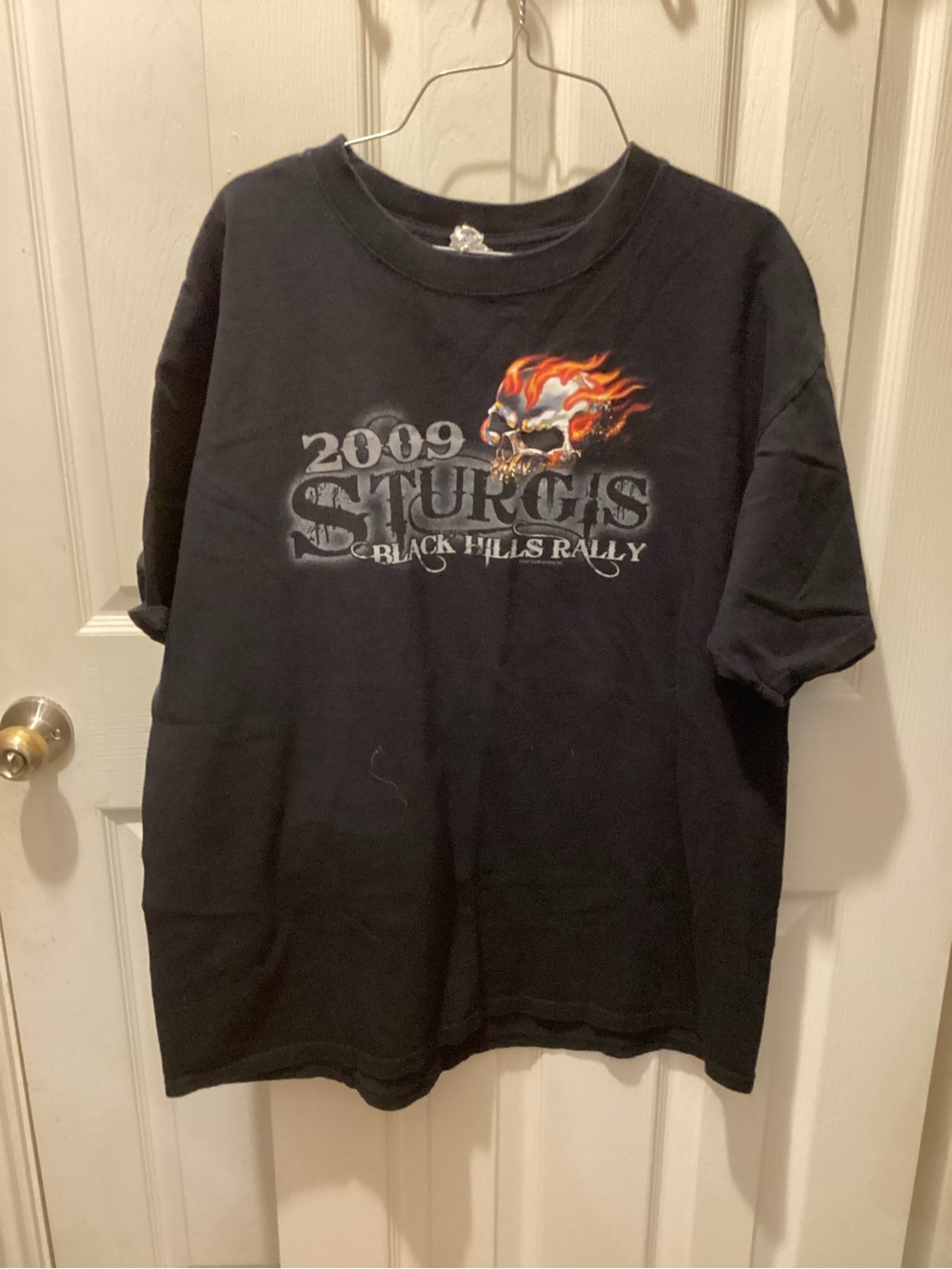 Anvil Black 2009 Sturgis Black Hills Rally Graphic Tee